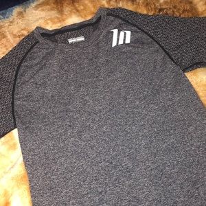 New Muscle Nation seamless T-shirt, grey.
